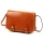  Dámska lesklá kožená crossbody kabelka Florence 58 koňakovohnedej farby 20 x 15 x 7 cm