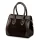  Dámska kožená kabelka Luka 26-070 čokoládovohnedá, crossbody 21 x 18 x 16 cm