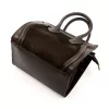  Dámska kožená kabelka Luka 26-070 čokoládovohnedá, crossbody 21 x 18 x 16 cm