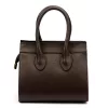  Dámska kožená kabelka Luka 26-070 čokoládovohnedá, crossbody 21 x 18 x 16 cm