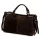 Dámska semišová kožená kabelka Camilla PREMIUM 10.008 tmavohnedá 35 x 23 x 16 cm