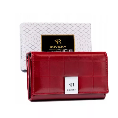 Rovicky RPX-23-3 piros női pénztárca 14.5 x 9.5 x 3.5 cm
