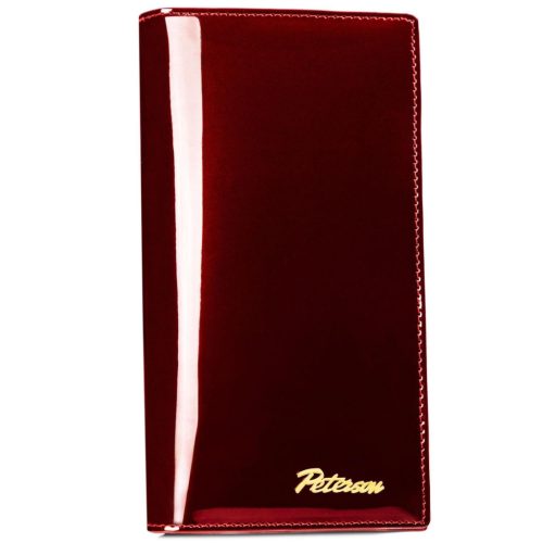 Dámska kožená peňaženka Peterson PTN BC-421431 červená 19 x 10 x 2,5 cm