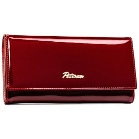   Dámska kožená peňaženka Peterson PTN BC-42122 červená 18,5 x 10 x 3,5 cm