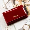  Dámska kožená peňaženka Peterson PTN BC-42108 červená 14 x 9 x 3,5 cm