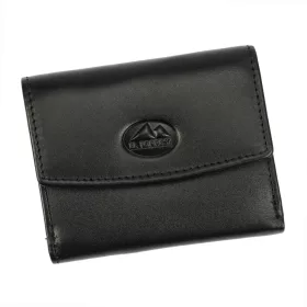    Pánska peňaženka EL FORREST 942-67 z čiernej hovädzej kože 9,5 x 7,5 x 2,5 cm