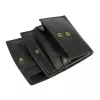  Pánska peňaženka EL FORREST 942-67 z čiernej hovädzej kože 9,5 x 7,5 x 2,5 cm