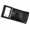  Pánska peňaženka EL FORREST 942-67 z čiernej hovädzej kože 9,5 x 7,5 x 2,5 cm