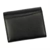  Pánska peňaženka EL FORREST 942-67 z čiernej hovädzej kože 9,5 x 7,5 x 2,5 cm