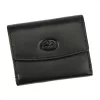  Pánska peňaženka EL FORREST 942-67 z čiernej hovädzej kože 9,5 x 7,5 x 2,5 cm