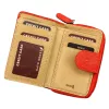 Dámska peňaženka z hovädzej kože Mato Grosso 0821-50 s RFID červenou farbou, 9 x 13 x 3,5 cm