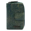  Dámska peňaženka z hovädzej kože Mato Grosso 0821-30 s RFID modrou farbou, 9 x 13 x 3,5 cm