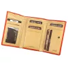  Dámska peňaženka z hovädzej kože Mato Grosso 0798-50 s RFID červenou farbou 14 x 10 x 3,5 cm