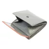  Dámska peňaženka Mato Grosso 0614-75 z hovädzej kože s RFID 10,5 x 10 x 3 cm, sivá