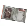  Dámska peňaženka Mato Grosso 0614-75 z hovädzej kože s RFID 10,5 x 10 x 3 cm, sivá
