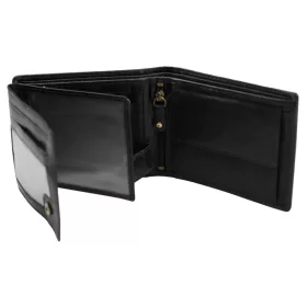  Pánska kožená peňaženka Peterson PTN N992-BUF čierna