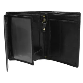  Pánska kožená peňaženka Peterson PTN N4-BUF čierna