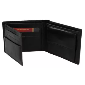    Pánska kožená peňaženka Peterson PTN RM-22-BUF hnedej farby