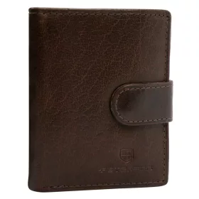    Pánska kožená peňaženka Peterson PTN RM-12L-BUF hnedej farby