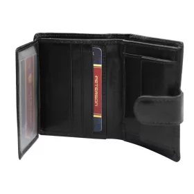    Pánska kožená peňaženka Peterson PTN RM-12L-BUF čierna