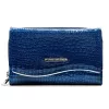 Dámska peňaženka Jennifer Jones 5245-2 ZIP modrá z hovädzej kože 14 x 9 x 3 cm