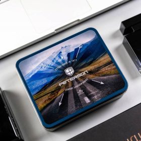  Pánska hnedá kožená peňaženka Peterson PTN 22309L-VT