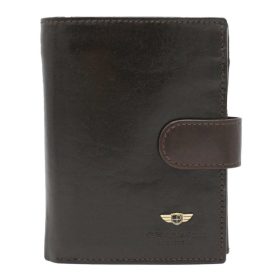    Pánska kožená peňaženka Peterson PTN 22308L-VT hnedej farby