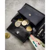  Pánska kožená peňaženka Peterson PTN N992-NGV čierna 12,5 x 10 x 2 cm
