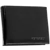  Pánska kožená peňaženka Peterson PTN N992-NGV čierna 12,5 x 10 x 2 cm