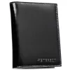  Pánska kožená peňaženka Peterson PTN N4-NGV čierna 10 x 12,5 x 2 cm