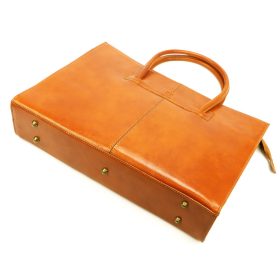    Dámska aktovka Florence 1028 z hnedej hovädzej kože 40 x 30 x 10 cm