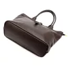  Luka 25-007 DOLLARO dámska kožená kabelka cez rameno tmavohnedej farby 40 x 25 x 13 cm
