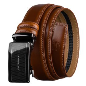Peterson PTN A018-AS BROWN férfi bőr öv 125 cm
