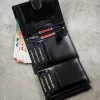  Pánska darčeková sada z hovädzej kože Peterson PTN SET N4L-NGV-BW BLACK
