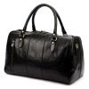  Cestovná taška Gregorio 133 z čiernej kože, 45 x 28 x 24 cm