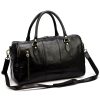  Cestovná taška Gregorio 133 z čiernej kože, 45 x 28 x 24 cm