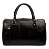  Cestovná taška Gregorio 133 z čiernej kože, 45 x 28 x 24 cm