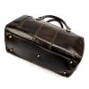  Kožená cestovná taška Gregorio 133 tmavohnedá 45 x 28 x 24 cm