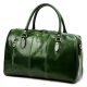  Kožená cestovná taška Gregorio 133 zelená 45 x 28 x 24 cm