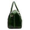  Kožená cestovná taška Gregorio 133 zelená 45 x 28 x 24 cm