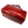  Kožená cestovná taška Gregorio 133 červená 45 x 28 x 24 cm