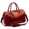  Kožená cestovná taška Gregorio 133 červená 45 x 28 x 24 cm