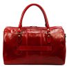  Kožená cestovná taška Gregorio 133 červená 45 x 28 x 24 cm
