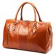  Kožená cestovná taška Gregorio 133 v koňakovo hnedej farbe 45 x 28 x 24 cm