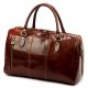  Kožená cestovná taška Gregorio 133 gaštanovočervenej farby 45 x 28 x 24 cm
