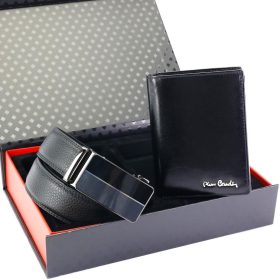    Darčeková sada pánskeho koženého opasku a peňaženky Pierre Cardin ZG-212-BA 130 cm