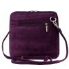  Dámska kabelka Barberinis 1703 z fialovej semišovej kože 17 x 17 x 9 cm