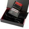  Pánsky darčekový set koženého opasku a peňaženky Pierre Cardin ZG-213-BR 125 cm