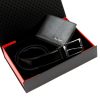  Darčeková sada pánskej koženej peňaženky a opasku Pierre Cardin ZG-213-BR 130 cm