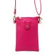  Dámska kožená kabelka Luka 20-070 magenta 14 x 21 x 3,5 cm